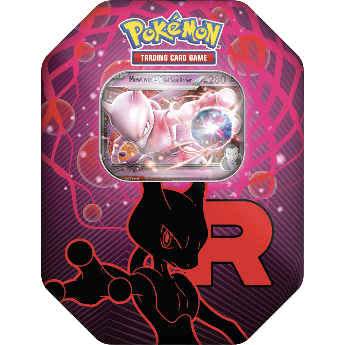 Pokémon GCC — Mewtwo-ex del Team Rocket Tin (ITA)