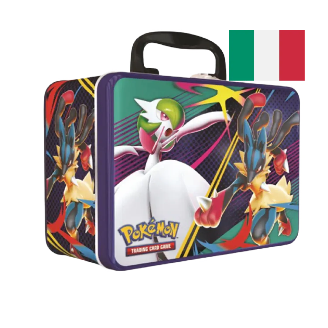 Pokémon Bauletto Mega Lucario e Mega Gardevoir in italiano