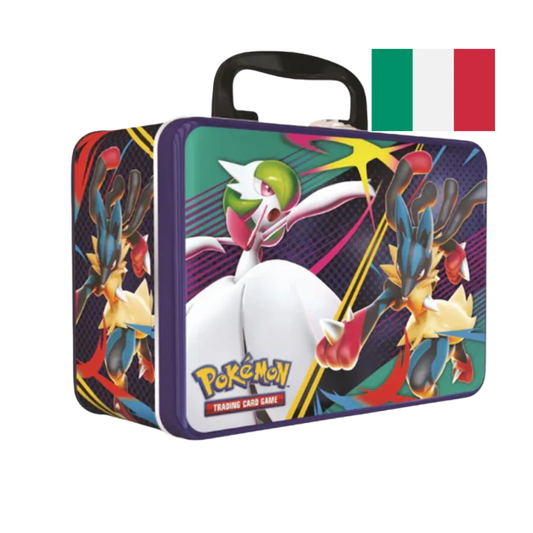 Pokémon Bauletto Mega Lucario e Mega Gardevoir in italiano