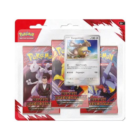 Pokemon – Blister da 3 Pack – Rivali Predestinati – Scarlatto e Violetto – ITA