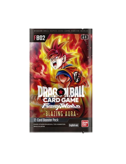 Dragon Ball Fusion World – Pack Singolo – FB02 Blazing Aura – ENG