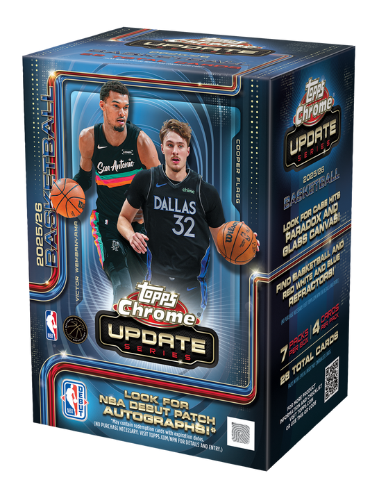 2025/26 Topps Chrome Updates Basketball Value Box (ENG)