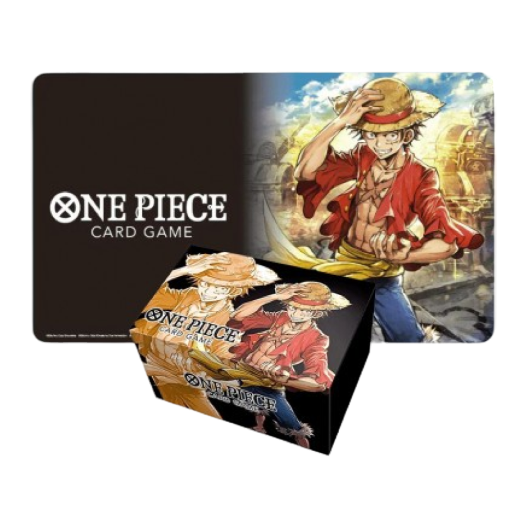 One Piece Playmat & Storage Box Set Monkey D. Luffy — playmat e box