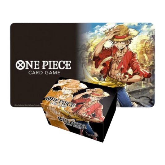 One Piece Playmat & Storage Box Set Monkey D. Luffy — playmat e box
