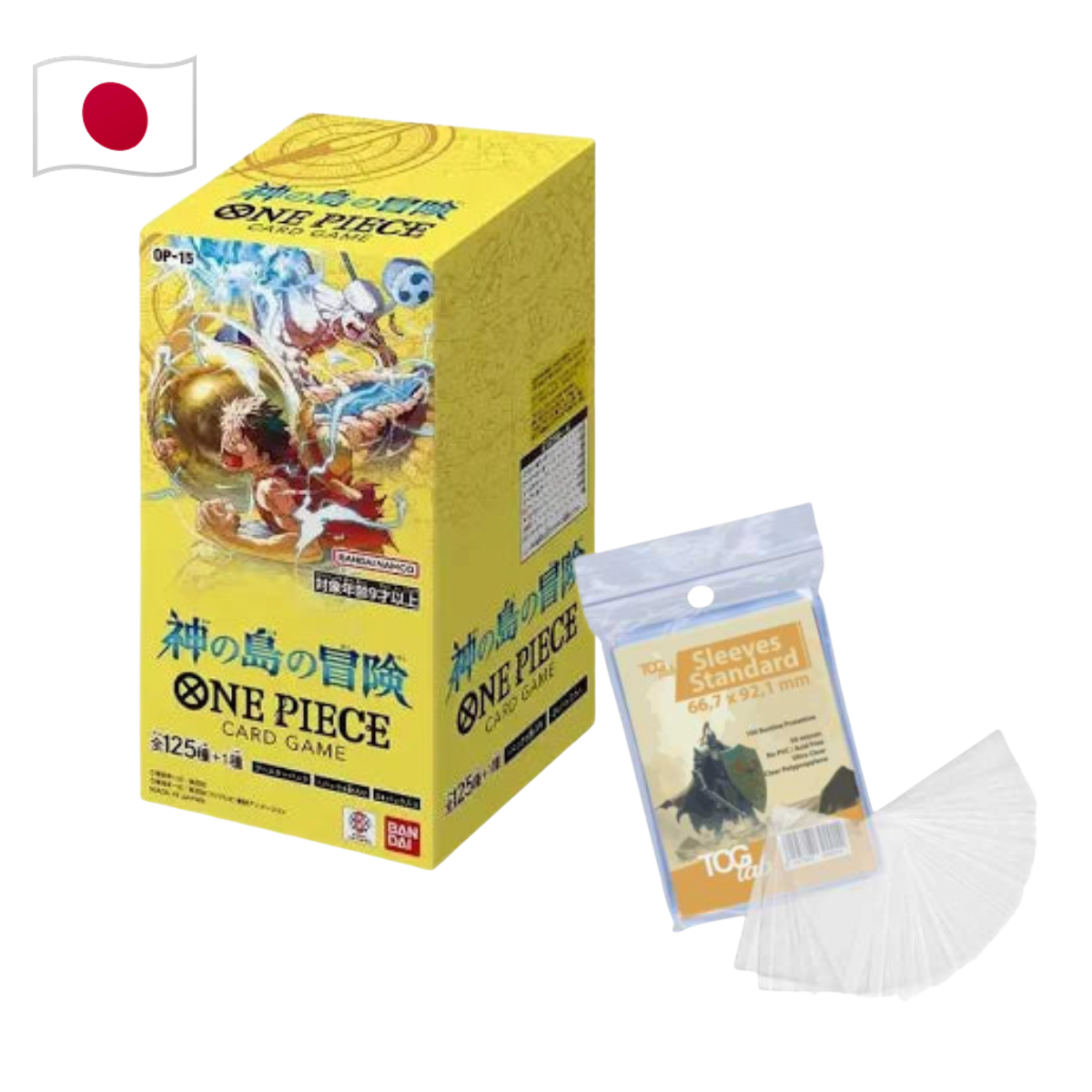 One Piece Card Game – Op-15 – Booster Box – Jap – con Bustine Protettive Tc