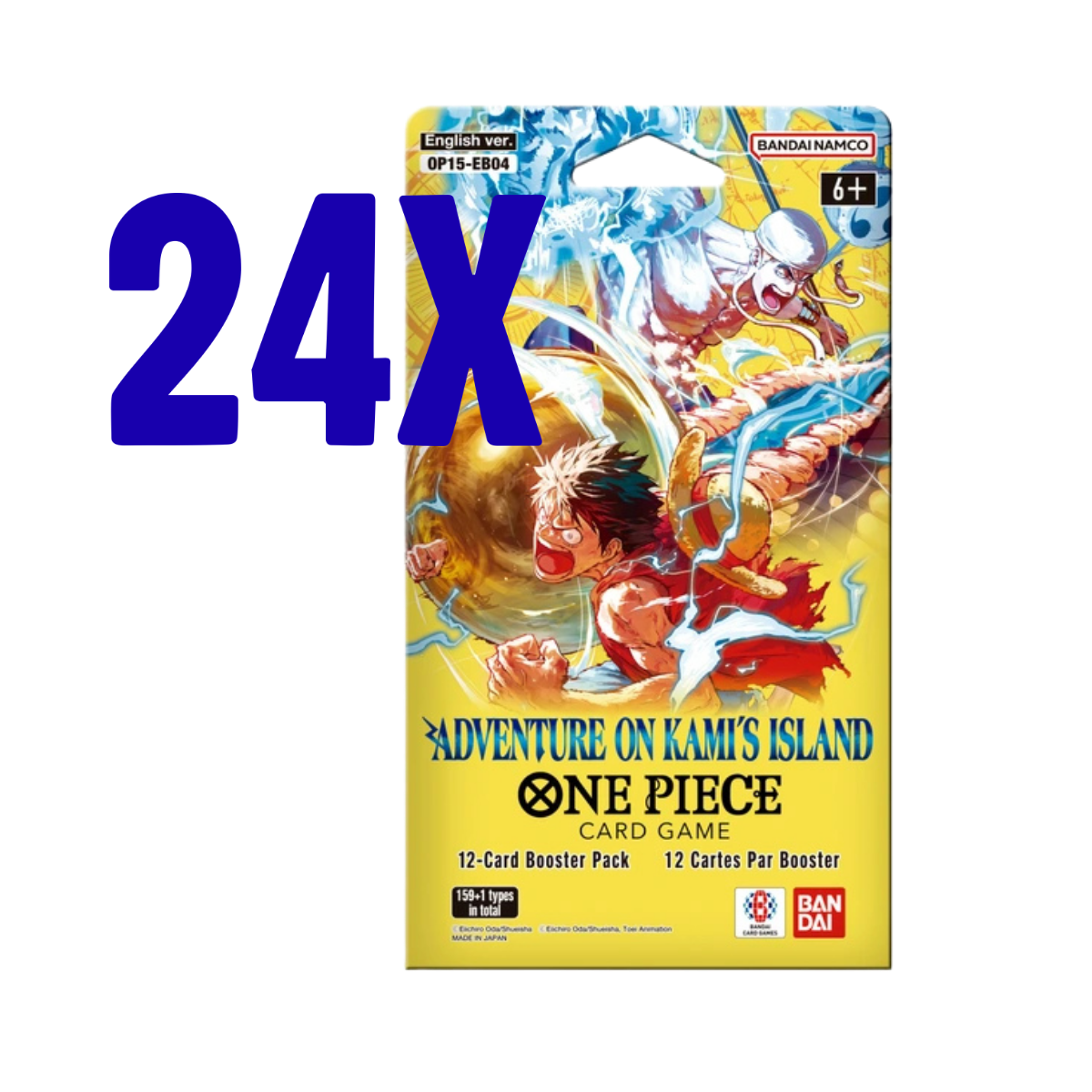 One Piece Card Game – Bundle 24 X Paper Sleeve Op15-Eb04 – Eng